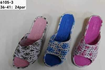 Klapki damskie 7A6105-3.MIX (36/41,24par)