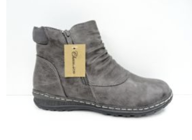 Botki damskie ocieplane 7A9676-5.GREY (37/42,12par)