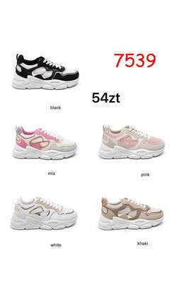 Buty sportowe damskie   7A7539.KOLORDOWYBORU  (36/41,12par)