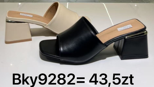 Klapki damskie BKY9282.KOLORDOWYBORU (36/41,12par)