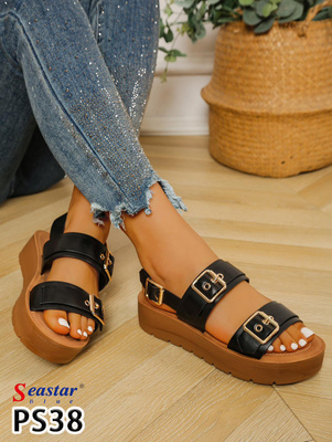 Sandały damskie PS38.BLACK (36/41,12par)