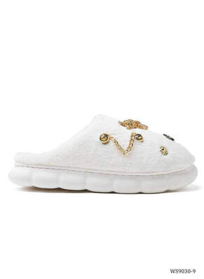 Kapcie damskie   7AWS9030-9.WHITE   (36/41,12par)