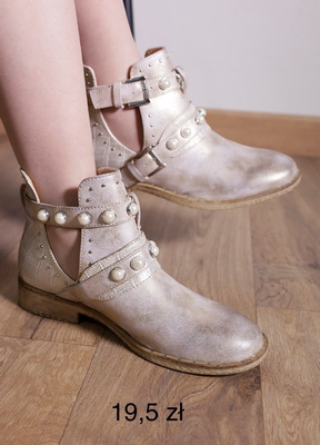 Botki damskie 7AF5900.BEIGE (36/41,12par)