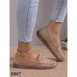 Balerinki damskie 7AGS67.KHAKI  (36/41,12par)
