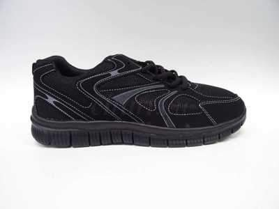 Buty sportowe męskie 9A22101-1.BLACK (41/46,12par)