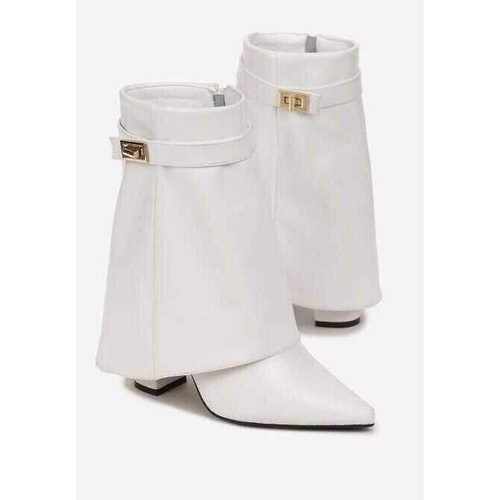 Botki damskie 7AH2280.WHITE  Ocieplany (36/41,12par)