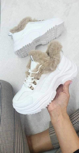 Buty sportowe damskie 7AZY211-9.WHITE (36/41,12par)