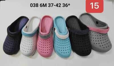 Klapki damskie 7A038.MIX (37/42, 36par)