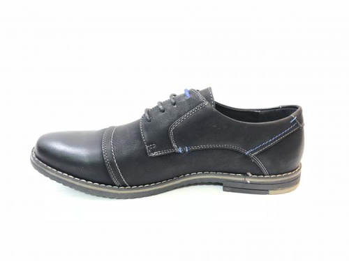 Półbuty męskie AB120A-3.BLACK/BLUE (40/45,8par)