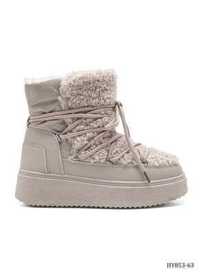 Botki damskie 7AHY853-63.KHAKI (36/41,12par)