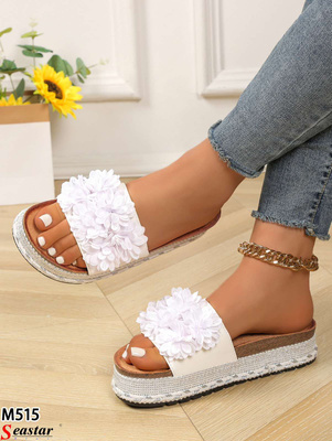 Klapki damskie M515.WHITE (36/41,12par)