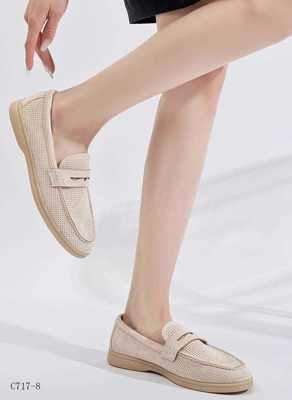 Balerinki damskie 7AC717-8.BEIGE (36/41,12par)