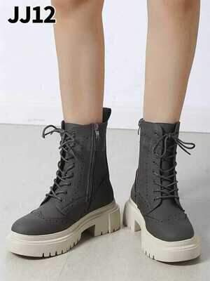 Botki damskie 7AJJ12.GREEN Ocieplany (36/41,12par)