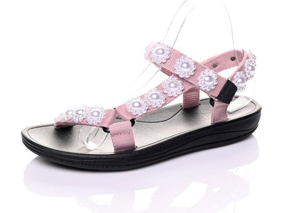 Sandały damskie DZ302-11.PINK (36/41,12par)