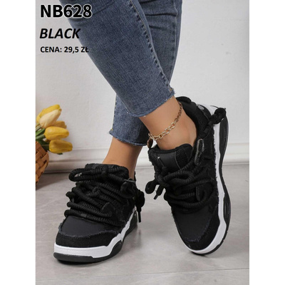 Buty sportowe damskie NB628.BLACK (36/41,12par)