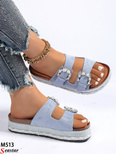Klapki damskie M513.BLUE (36/41,12par)
