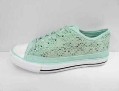 Trampki damskie 7AEV-97.GREEN (36/41,12par)