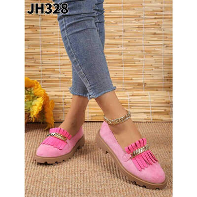 Półbuty damskie   7AJH328.FUSHIA   (36/41,12par)