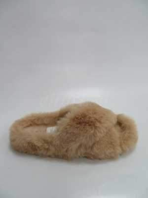 Kapcie damskie 7AHN58-14.KHAKI (36/41,12par)