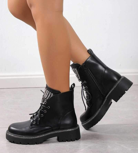 Botki damskie ocieplane 7ANC1310.BLACK (36/41,12par)