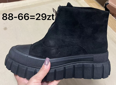 Botki damskie 88-66.BLACK (36/41,12par)