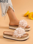 Klapki damskie BG212.BEIGE (36/41,12par)