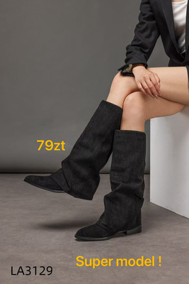 Kozaki damskie  7ALA3129.BLACK (36/41,12par)