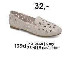 Balerinki damskie 7A0568A.GREY (36/41,8par)