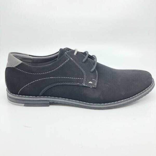 Półbuty męskie AB128-13.BLACK/GREY (40/45,8par)