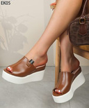 Klapki damskie 7AEK05.BROWN (36/41,12par)