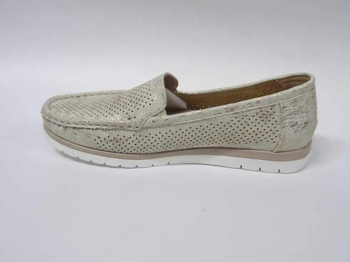 Mokasyny damskie 7A2802-4D.BEIGE (37/42,12par)