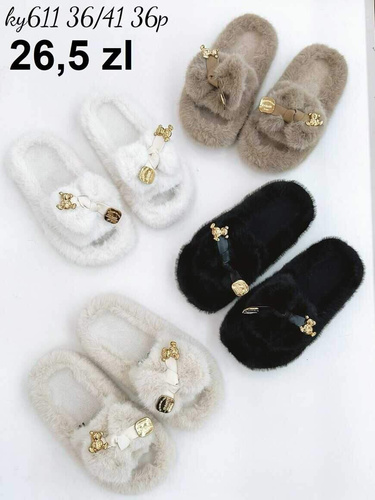 Kapcie damskie KY611.MIX (36/41,36par)