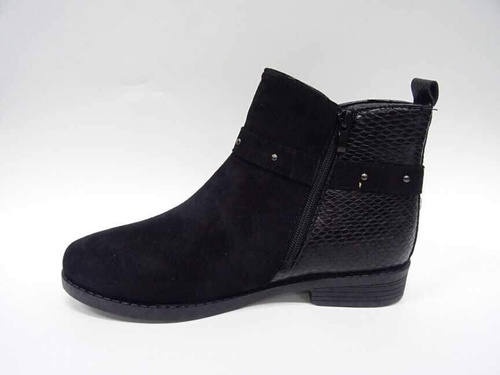 Botki damskie 7AFN07-1.BLACK (36/41,12par)