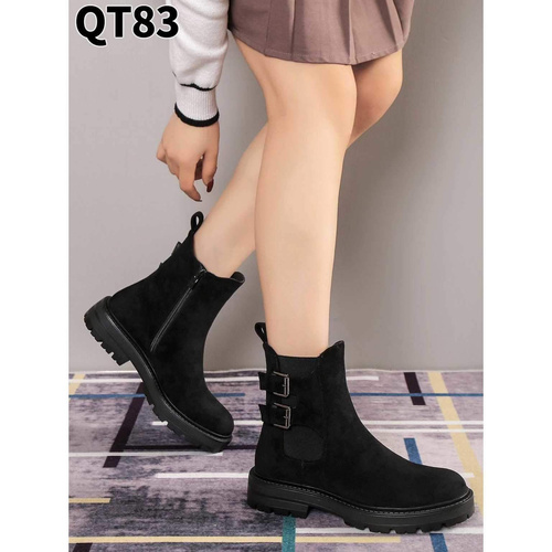 Botki damskie   7AQT83.BLACK   (36/41,12par)