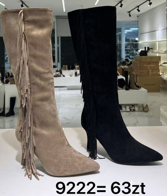 Kozaki damskie 9222.KOLORDOWYBORU (36/41,12par)