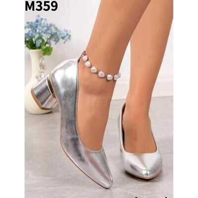 Czółenka damskie M359.SILVER (36/41 12par)