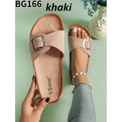 Sandały damskie 7ABG166.KHAKI (36/41,12par)