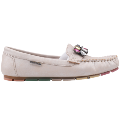 Balerinki damskie MH14-16.BEIGE (36/41,12par)