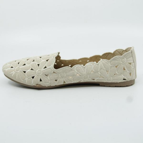 Balerinki damskie F21-4.BEIGE (36/41,12par)