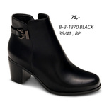 Botki damskie B-3-1370.BLACK (36/41,8par)