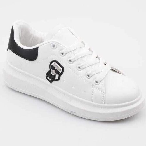 Buty sportowe damskie B1239-2.WHITE/BLACK (36/41,12par)