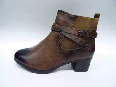 Botki damskie 7AHL61701-2.BROWN (36/42,12par)