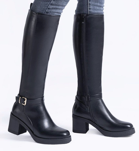 Kozaki damskie 68258.BLACK (36/41,12par)