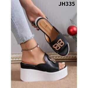 Klapki damskie  7AJH335.BLACK  (36/41,12par)