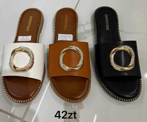Klapki damskie 7AML241.CAMEL (36/41,12par)
