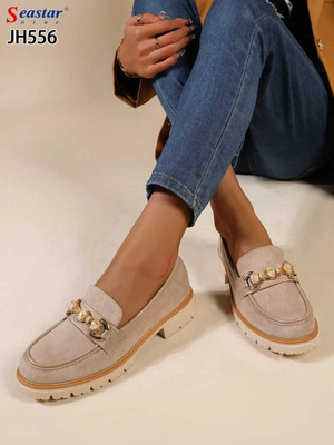 Półbuty damskie 7AJH556.KHAKI (36/41,12par)