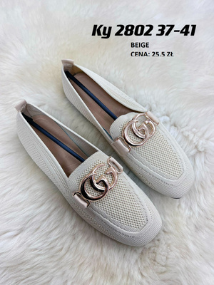 Trampki damskie 7A2802.BEIGE (36/41,12par)