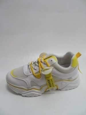 Buty sportowe damskie 7AB1234-4.WHITE/YELLOW (36/40,8par)