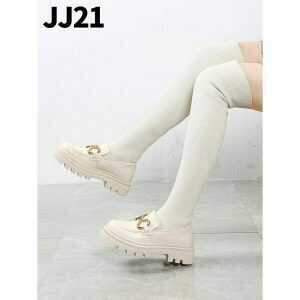 Kozaki damskie JJ21.BEIGE (36/41,12par)