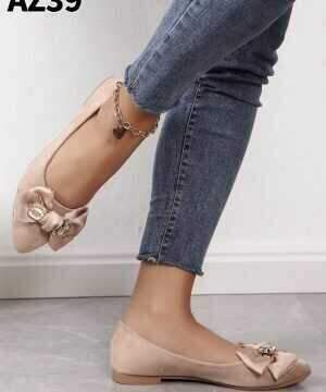 Balerinki damskie    7AZA39.KHAKI    (36/41,12par)